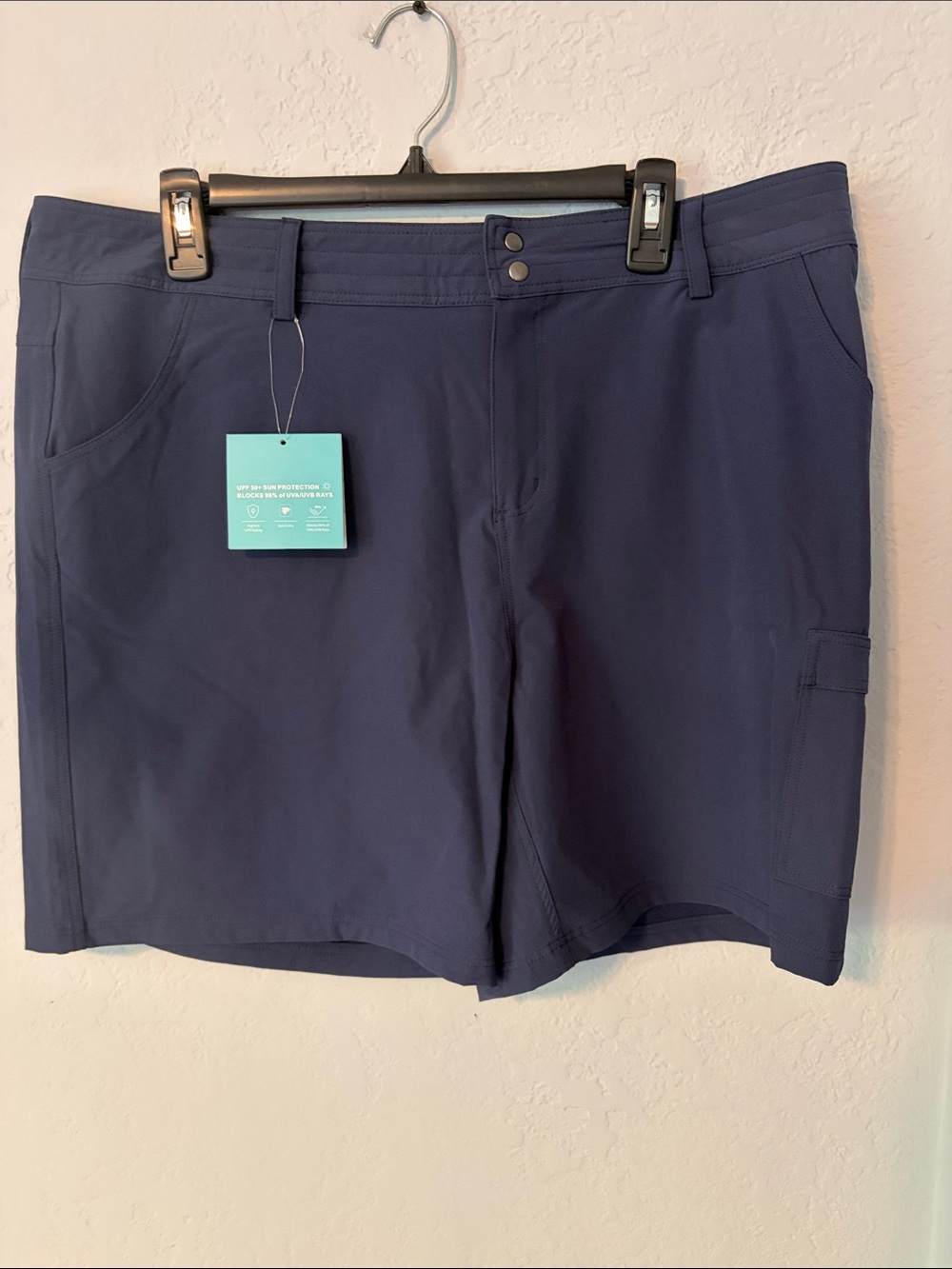 NWT Women’s Athletic Shorts in Navy - Lightweight Stretch Active Wear